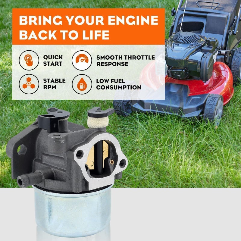 HIPA 799866 Carburetor for 799871 794304 796707 790845 Craftsman 675 190cc 6.75HP Engine Toro 190CC Walk Behind Lawn Mower - Image 3